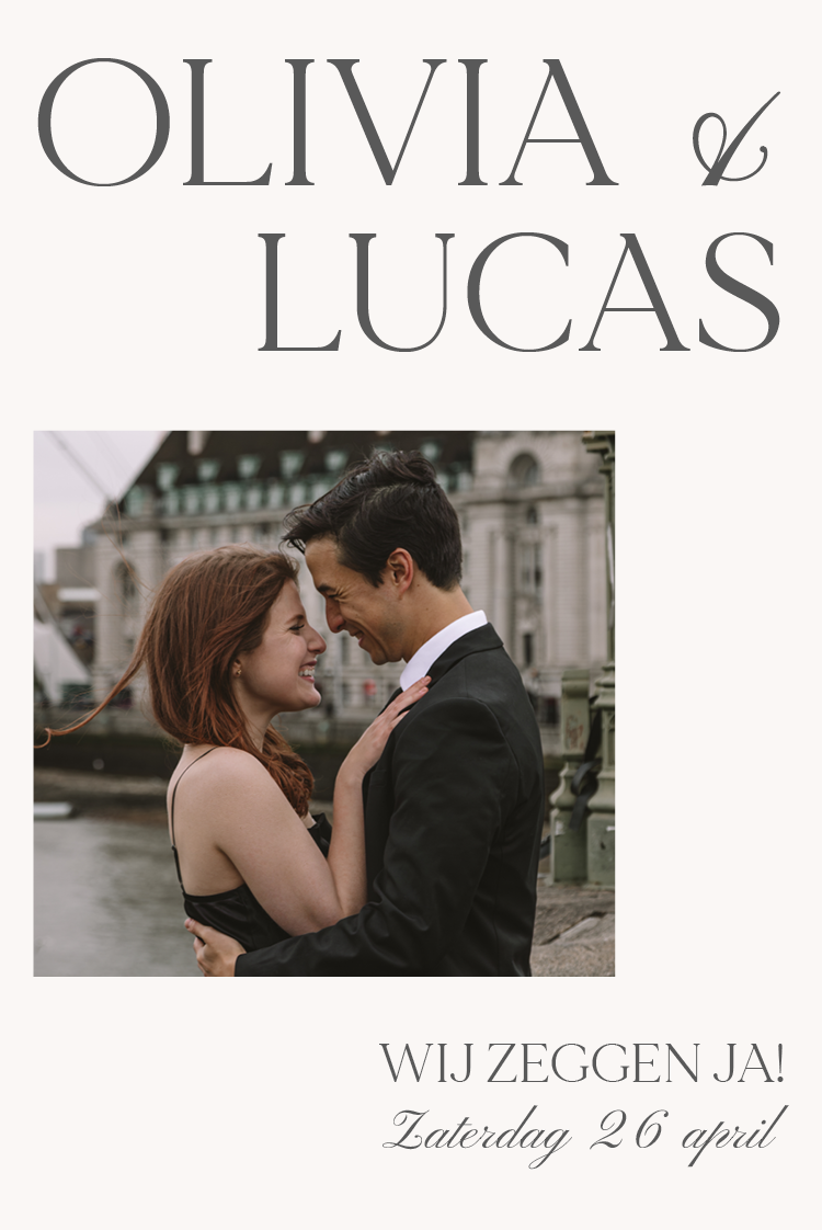 Uitnodigingen — Serif en zand