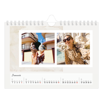 Fotokalender A5 — Gedempte tonen
