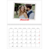 Fotokalender A4 Dubbel (30 x 40 cm) — Karmijnrode handtekening [Maart]