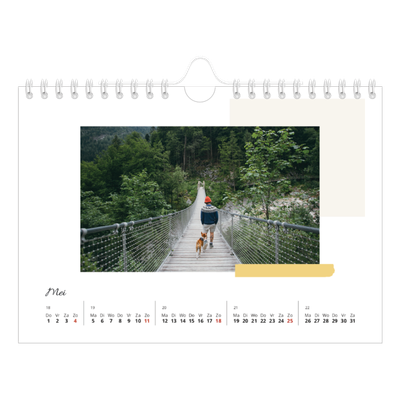 Fotokalender A5 — Gedempte tonen [omslag]