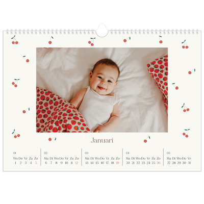 Fotokalender A3 — Kersen gelukzaligheid [Januari]