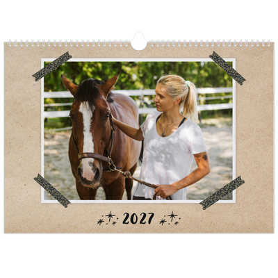 Fotokalender A3 — Foto's met plakband [omslag]