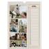 Verjaardagskalenders A3 — Stempel effect [April]