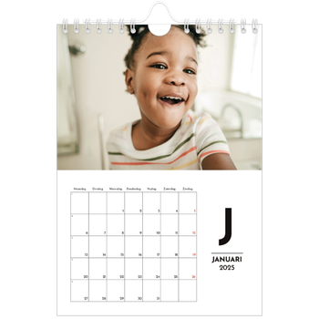 Fotokalender A5 — Schijnwerper effect