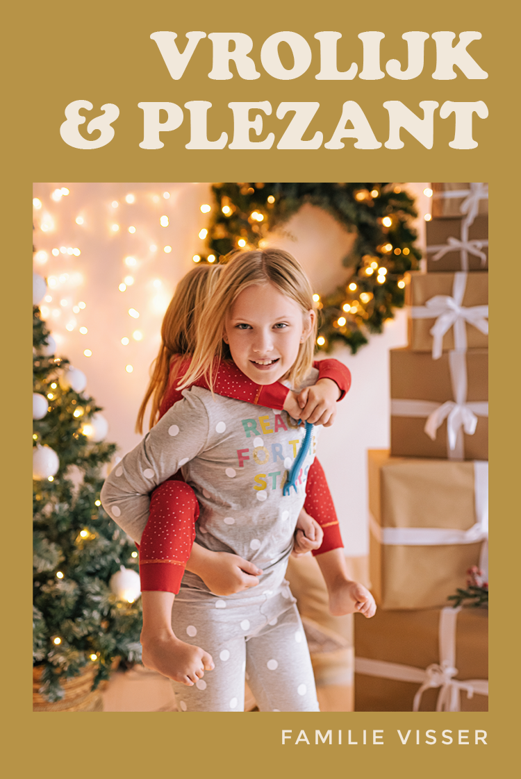 Fotokaarten — Retro Kerst