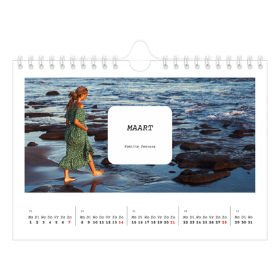 Fotokalender A5 — Het volledige verhaal [Maart]