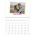 Fotokalender A4 Dubbel (30 x 40 cm) — Karmijnrode handtekening [Januari]