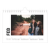 Fotokalender A5 — Witte randen [Februari]