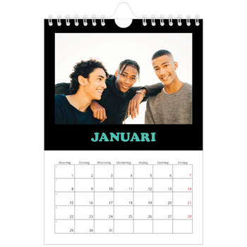 Fotokalender A5 — Vrolijke letters