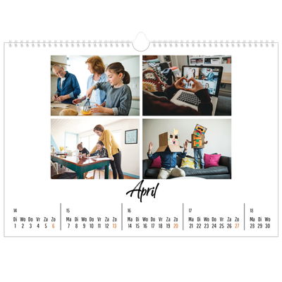Fotokalender A3 — Dit ben ik [April]