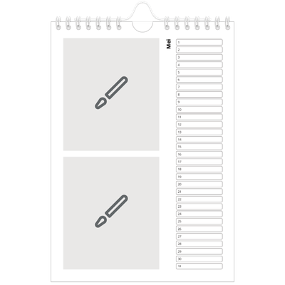 Fotokalender A5 — Ontwerp je eigen fotoproduct [Mei]