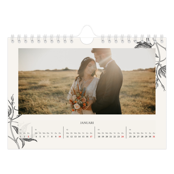 Fotokalender A5 — Inkt & klimop