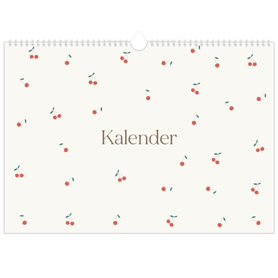 Fotokalender A3 — Kersen gelukzaligheid [omslag]