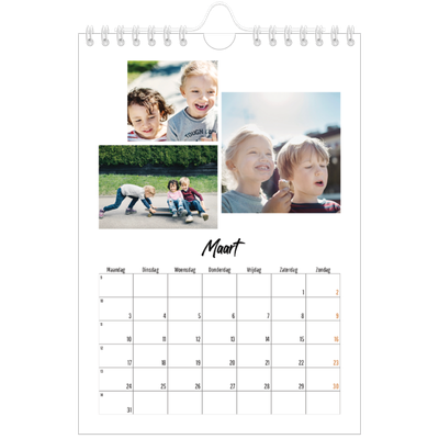 Fotokalender A5 — Dit ben ik [Maart]