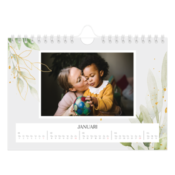 Fotokalender A5 — Bloemen splash