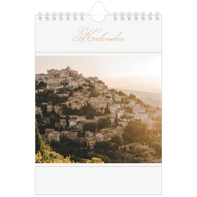Fotokalender A5 — Gouden banner [omslag]