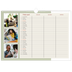 A3 Familieplanners — Aardse tonen - gezinsplanner 3 personen [Februari]