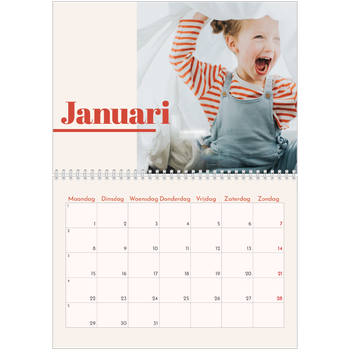 Fotokalender A4 Dubbel — 90s nostalgie