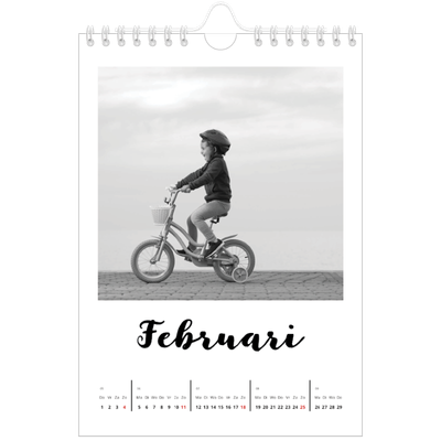 Fotokalender A5 — Handgeschreven letters [Februari]