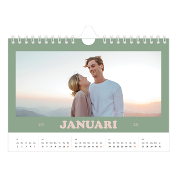Fotokalender A5 — Retro stijl frames
