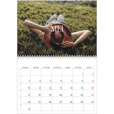 Fotokalender A4 Dubbel (30 x 40 cm) — Eindeloze ontsnapping [Mei]