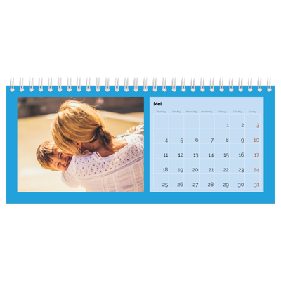 Bureaukalenders — Fel gekleurde kaders [omslag]