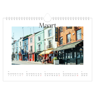 Fotokalender A4 — Mijn reisverhaal - Londen [Maart]