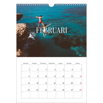 A3 Jaarkalender — Eindeloze ontsnapping [Februari]