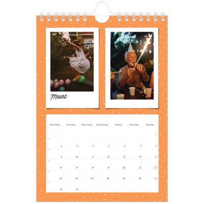 Fotokalender A5 — Snapshots in felle kleuren [Maart]