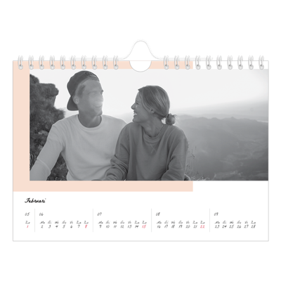 Fotokalender A5 — Kleur frames [Februari]