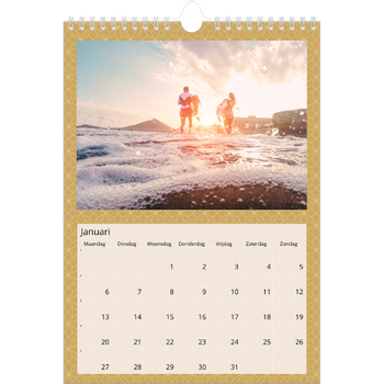 Fotokalender A4 — Geometrisch achtergrondpatronen