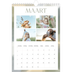 Fotokalender A4 (20 x 30 cm) — Verfkwast effect [Maart]
