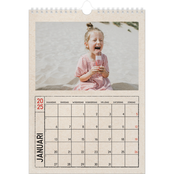 Fotokalender A4 — Stempel effect