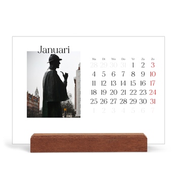 Bureaukalender met houten standaard — Mijn reisverhaal - Londen