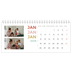 Bureaukalenders — Bont gekleurd [Januari]