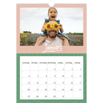 Fotokalender A3 — Kleuren en patronen