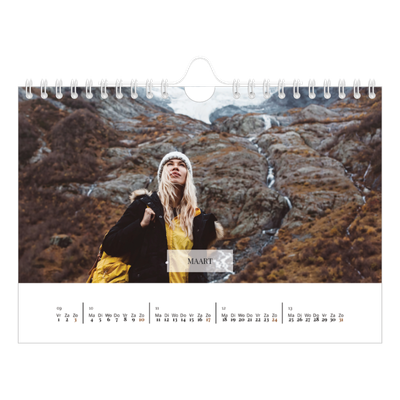 Fotokalender A5 — Klassieke kalender [Maart]