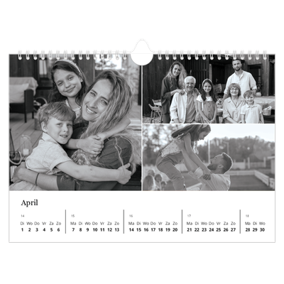 Fotokalender A4 — Focus [April]