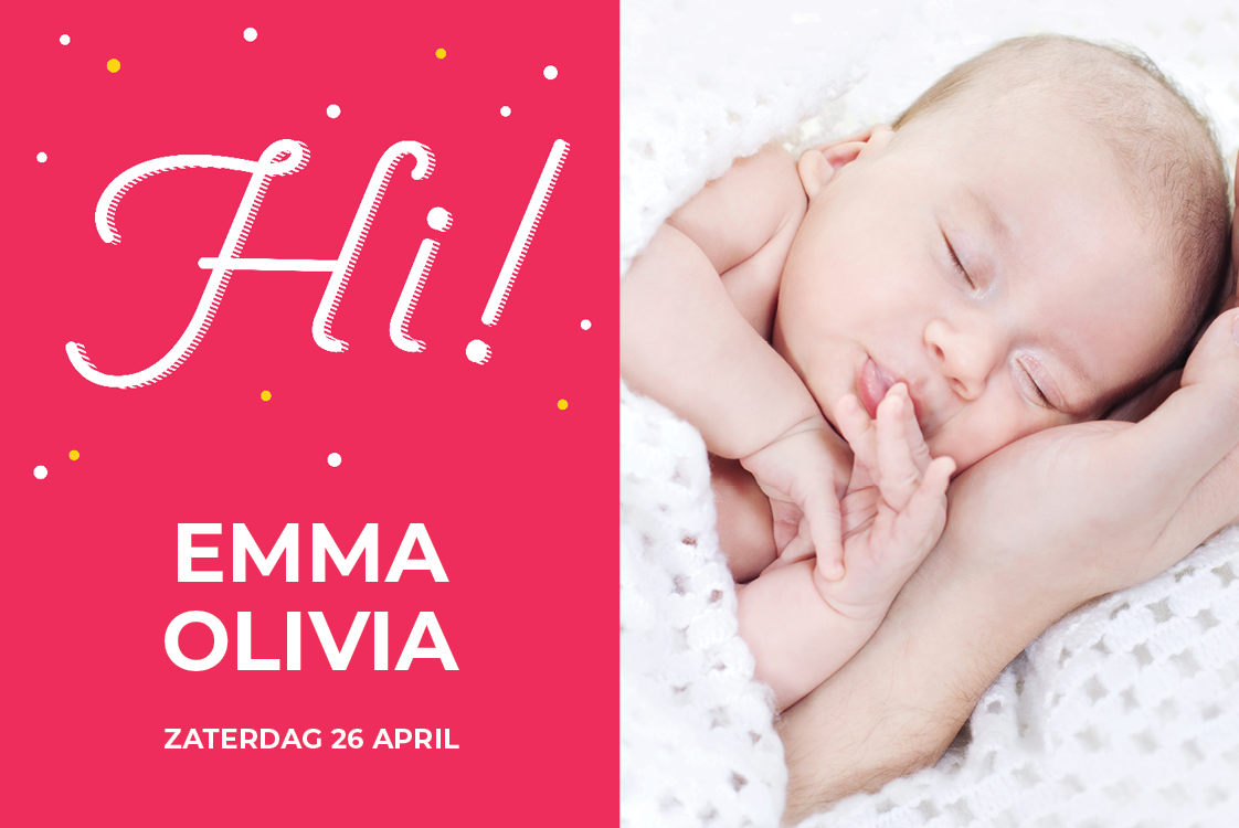 Uitnodigingen — Roze tekstvak