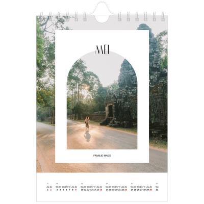 Fotokalender A5 — De open boog [Mei]