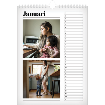 Fotokalender A4 — Vers van de pers