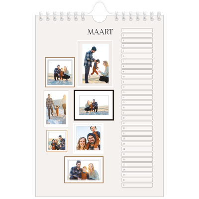 Fotokalender A5 — Fotowand gallerij [Maart]