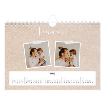 Fotokalender A5 — Scrapbook kalender