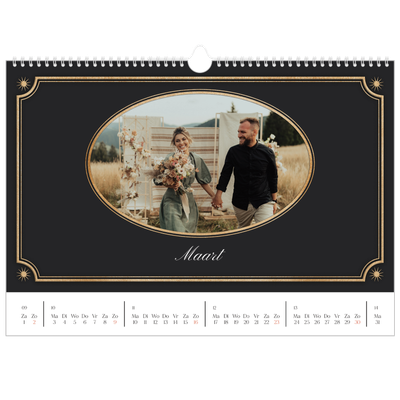 Fotokalender A3 — Klassiek vintage [Maart]