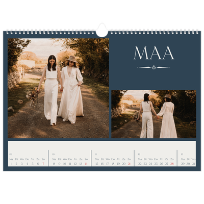 Fotokalender A3 — Leisteen & schreef [Maart]