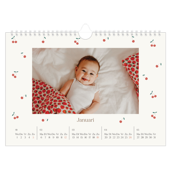 Fotokalender A4 — Kersen gelukzaligheid