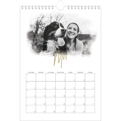 Fotokalender A4 (20 x 30 cm) — Foto effect [Mei]