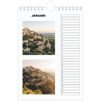 Fotokalender A5 — Eenvoudige foto