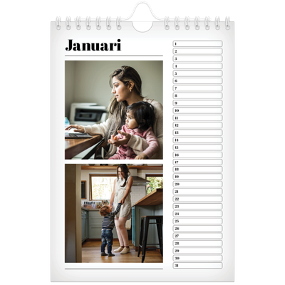 Fotokalender A5 — Vers van de pers [Januari]