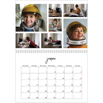 Fotokalender A4 Dubbel — Foto arrangement